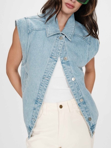 Vesta Vallonia skyblue oversize din denim - Img 3