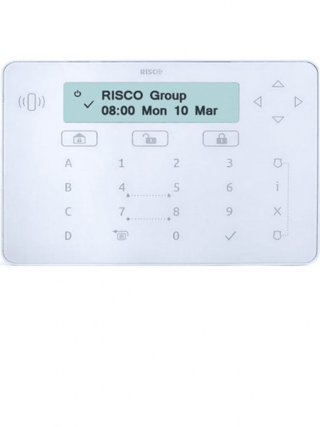 RSC109025 RISCO RISCO RPKELPWT000A - Teclado Elegante /