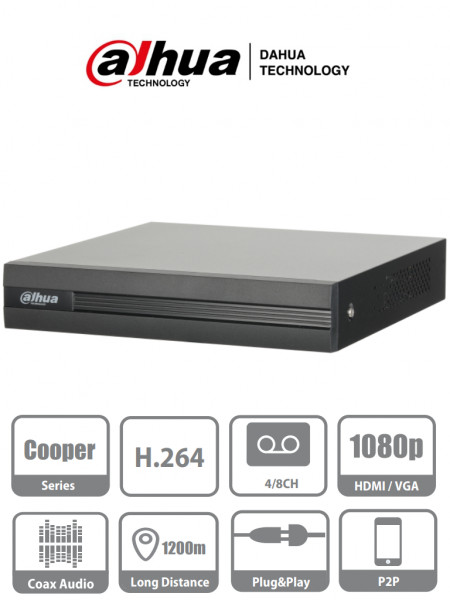DHXVR1A04 DAHUA DAHUA COOPER XVR1A04 - DVR 4 Canales HDCVI