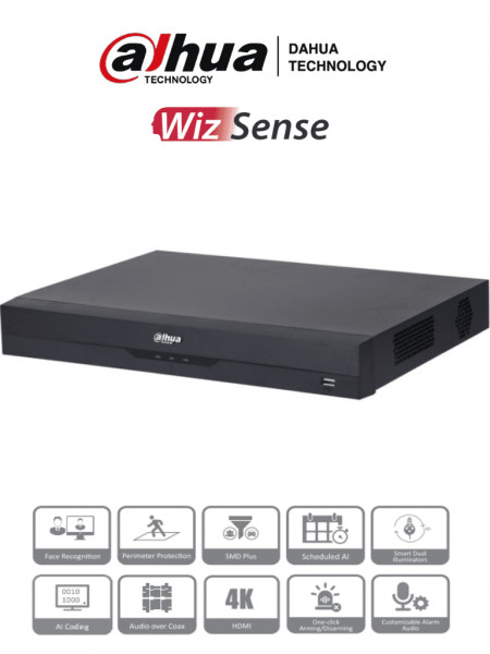 DHT0370035 DAHUA DAHUA XVR5216AN-4KL-I3 - DVR de 16 Can