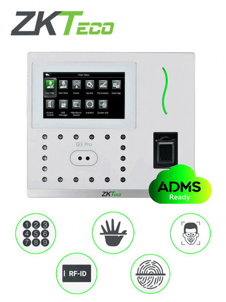 ZKT0810009 ZKTECO ZKTECO G3PRO - Control de Acceso y As