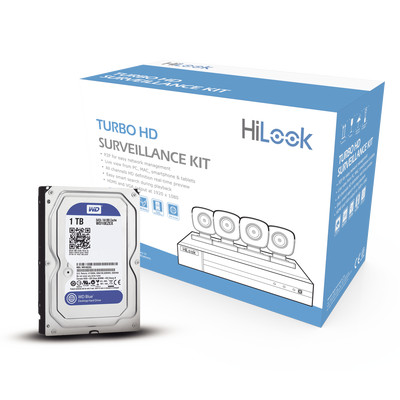 HL24LQKITSM1TB HiLook by HIKVISION turbohd de 4 canales