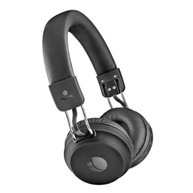 Casti Bluetooth On-Ear NGS Artica Chill Black, microfon, redare pana la 30 ore, negru