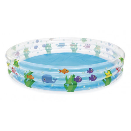 Piscina gonflabila pentru copii Bestway, Deep Dive 3-Ring Pool, 120 cm x H40 cm