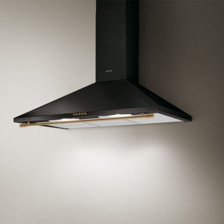 Hotă de perete, negru, 60 cm, 430 mc/h, Elica TAMAYA RAIL ANBR/A/60