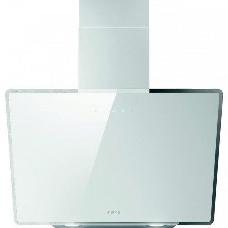 Hota incorporabila decorativa, absorbtie 713 mc/h, 1 motor, 60 cm, sticla alba, Elica Shire WH/A/60
