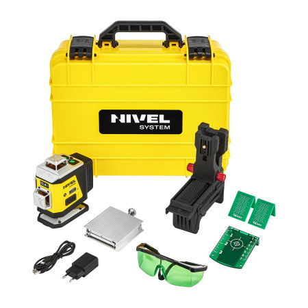 Nivela laser verde in cruce Nivel System CL4G