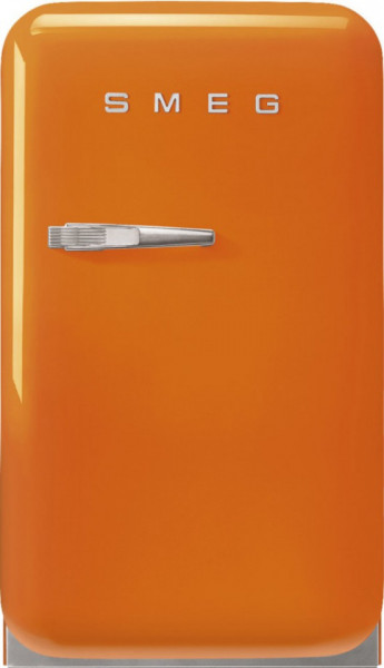 Frigider cu 1 ușă, retro, 50's Style, 73 cm, 34 l, portocaliu, balamale în dreapta, Smeg FAB5ROR5