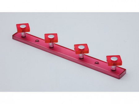 Şiruri de cuiere 8168 168, roz plastic