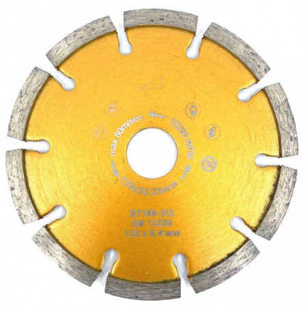 Disc DiamantatExpert pt. Rosturi de dilatare in beton 125x6x22.2 (mm) Profesional Standard - DXDH.5207.125.06
