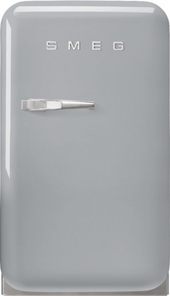 Frigider cu 1 ușă, retro, 50's Style, 73 cm, 34 l, argint, balamale în dreapta, Smeg FAB5RSV5