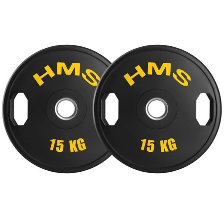 Greutati olimpice cauciucate HMS TOG05 2 x 5 kg/50 mm