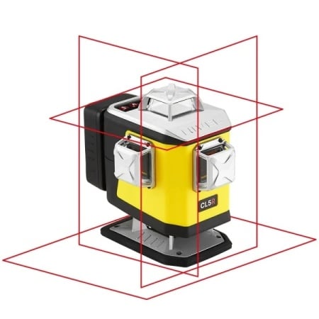 Nivela laser cu 4 planuri, compensator electronic NivelSystem CL5R