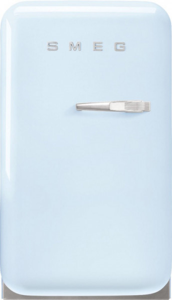 Frigider cu 1 ușă, retro, 50's Style, 73 cm, 34 l, albastru deschis, balamale în stânga, Smeg FAB5LPB5