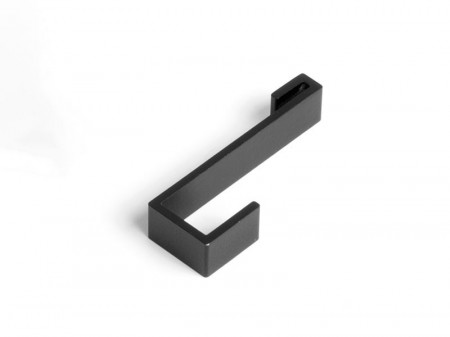 Grilaj "PRATIKA" agățător simplu 10x52x17 mm, negru