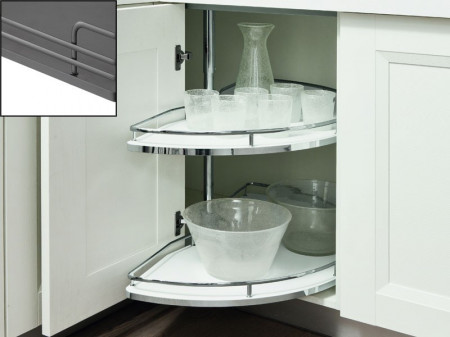 Grile metalice KCM660TF set coş semicerc 668×645/720x371 mm, antracit