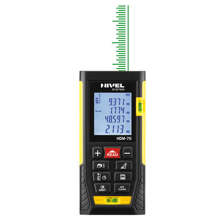 Telemetru cu laser verde Nivel System HDM-7G 70 m