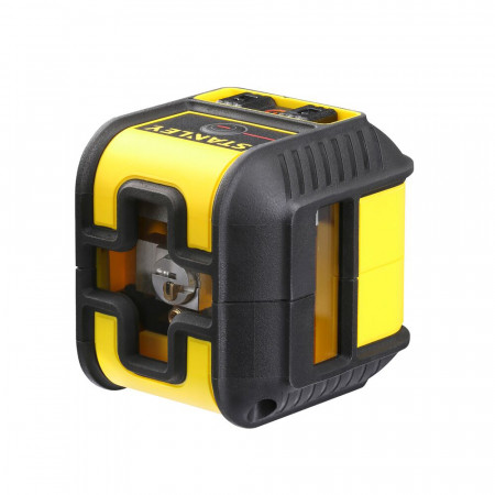 Stanley STHT77502-1, nivela laser Cross90, cu linie in cruce, lumina rosie (630 nm), prindere stativ 1/4", 2x1.5V AA, ± 0.5mm/m, raza actiune 12m