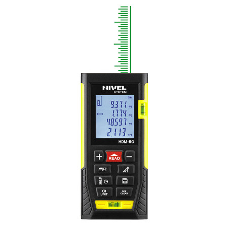 Telemetru cu laser verde Nivel System HDM-9G