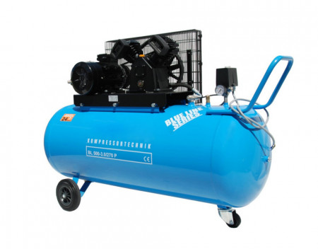 Compresor cu piston - Blue Line 3kW, 500 L/min - Rezervor 270 Litri - WLT-BLU-500-3.0/270