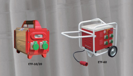 Convertizor electric de frecventa, ETF-20, 2 KVA, 2 iesiri 42 V/200 Hz (Monofazic 230 V/ 50-60 Hz) - Technoflex-141553R012