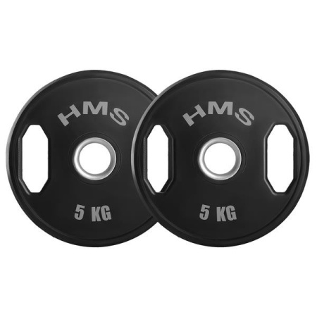 Greutati olimpice cauciucate HMS TOG05 2 x 5 kg/50 mm