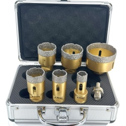 +ACI-Set carote diamantate pt. gresie portelanata +ACY- piatra +AC0- diam. 20 - Img 1