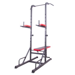 Aparat Multifunctional inSPORTline Power Tower si Set Gantere 3-50 kg - Img 3