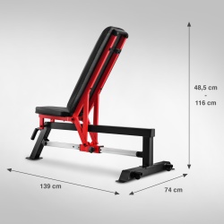 Bancă de exerciții reglabilă HMS L5166