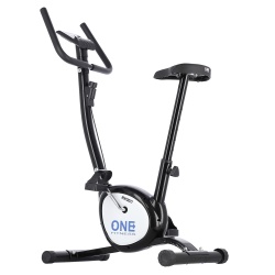 Bicicleta mecanica HMS ONE RW3011 Negru/Alb - Img 2
