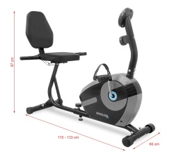 Bicicleta Recumbent SCUD H7 - Negru - Img 11