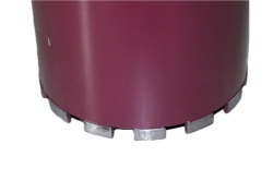 Carota diamantata segment Turbo Laser 3DTECH pt. beton armat diam. 182 x 450 (mm) - ULTRA Premium - DXQZ.3D1117.182 - Img 3