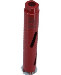 Carota diamantata Super PREMIUM ø35mm x 180mm x M16 pentru gaurire Beton armat, Zidarie, Granit - DXQZ.REDCORE.35 - Img 3