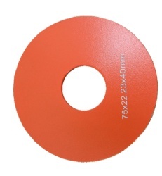 Freza diamantata pentru profilare granit, marmura, gresie Profil Semicerc Full Bullnose exterior, R-20mm, ∅75x22,23mm - DXDY.FPP.BN40 - Img 3