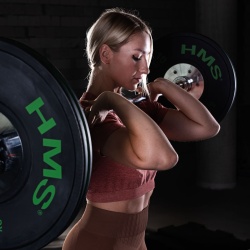 Greutate Bumper Plate 10 kg/51 mm HMS BTBR10 - Img 4