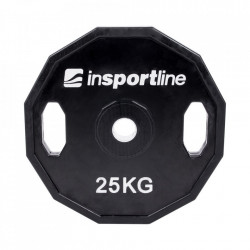 Greutate cauciucata 25kg/31mm inSPORTline Ruberton - Img 1