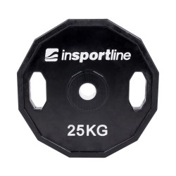 Greutate cauciucata 25kg/31mm inSPORTline Ruberton - Img 3