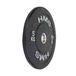 Greutate cauciucata 5 kg/51 mm HMS HTBR05-gri - Img 2