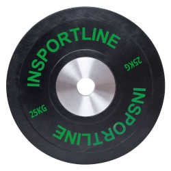 Greutate cauciucata inSPORTline Bumper Plate 25kg - Img 7