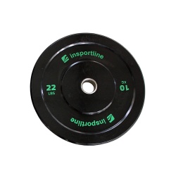 Greutate cauciucata inSPORTline Bumper Plate Lite 5 kg/ 50 mm - Img 1