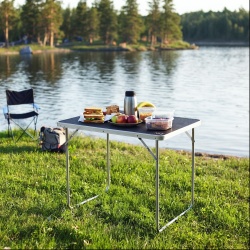 Masa camping Nils Camp NC340 60x40x50 cm, Gri inchis - Img 9