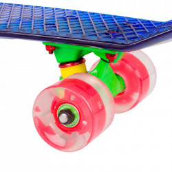 Penny board WORKER Transpy 400 22'' cu roti iluminate - Img 6