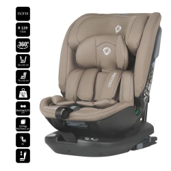 Scaun auto rotativ iSize Coccolle Velsa Taupe brown - Img 7