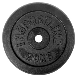 Set discuri fonta 2x7 bucati inSPORTline CastCzech 2 x 0.5-20 kg 30 mm - Img 8