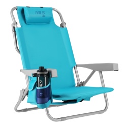 Sezlong pliabil 3-IN-1 Nils NC3308, Turcoaz