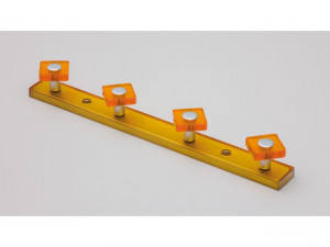 Şiruri de cuiere 8168 168, portocaliu plastic