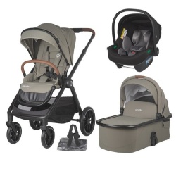 Sistem modular 3in1 Coccolle Aspen Sand beige + Scoica auto Coccolle Knox Anthracite - Img 1
