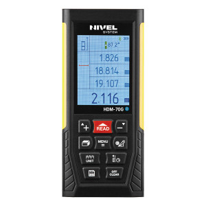 Telemetru cu laser verde Nivel System USB/BLUETOOTH HDM-70G - 70 m