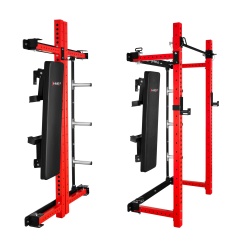 Aparat multifunctional POWER RACK HMS KLT34, Rosu - Img 2