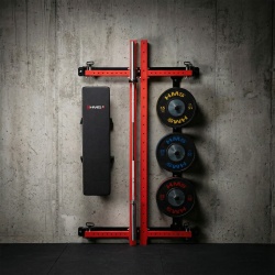 Aparat multifunctional POWER RACK HMS KLT34, Rosu - Img 12
